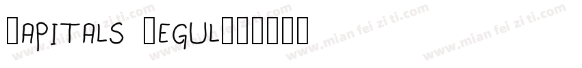 Capitals Regul字体转换
